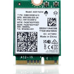 Tarjeta de red Intel Wi-Fi 6E AX211 2230 2x2 AX R2 6 GHz + Bluetooth vPro