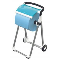 Soporte para rollos de limpieza TORK Performance W1, 1 rollo, blanco, turquesa