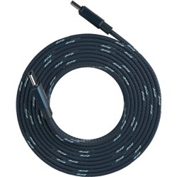 Cabo Adam USB-C macho / USB-C macho 60W plano magnético azul 2m