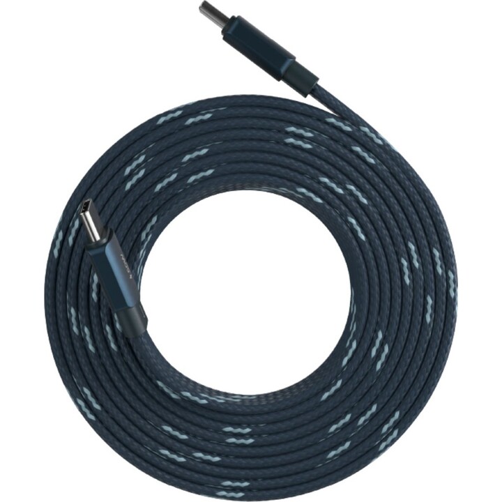 Cavo Adam usb-c maschio / usb-c maschio 60w magnetico piatto blu 2m