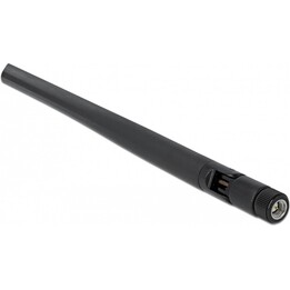 DELOCK 5G 3.4-3.8GHz Antenna SMA Stecker 5dBi 20cm omnidirezionale con connettore e flessibile Materiale nero