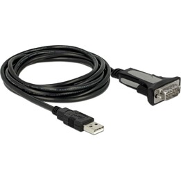 DELOCK Adaptateur USB 2.0 Typ-A pour 1 x série RS-232 DB9 3 m