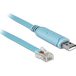 Adaptador DELOCK USB2.0/A St - Série RS232 RJ45 St 3.0m azul