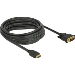 DELOCK HDMI a DVI 24+1 Cavo bidirezionale 5 m