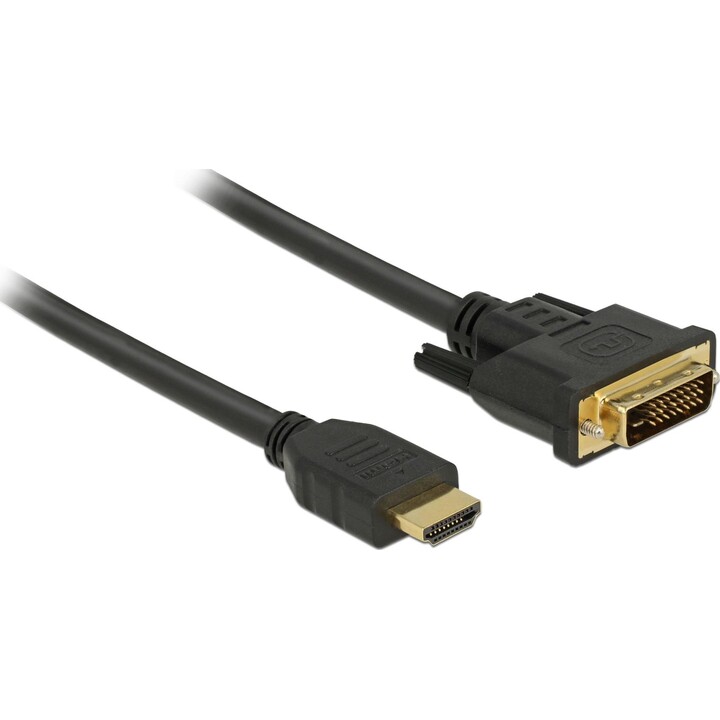 DELOCK HDMI zu DVI 24+1 Kabel bidirektional 5 m