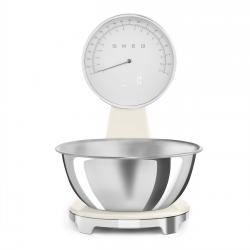 Smeg analog and digital kitchen scale cream ksf01crww