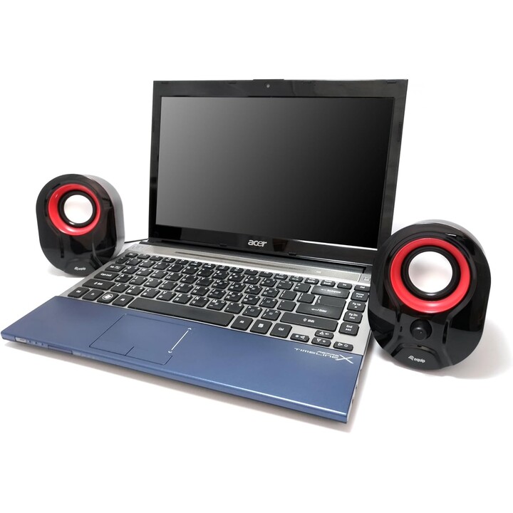 Equip estéreo 2.0 alto -falante preto/branco