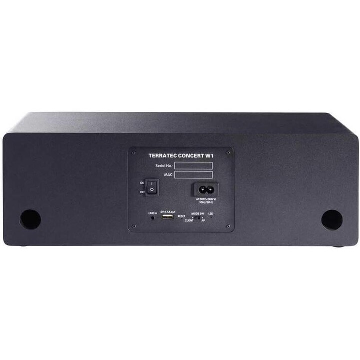 TERRATEC Concert W1 WLAN-Lautsprecher 2.0 schwarz