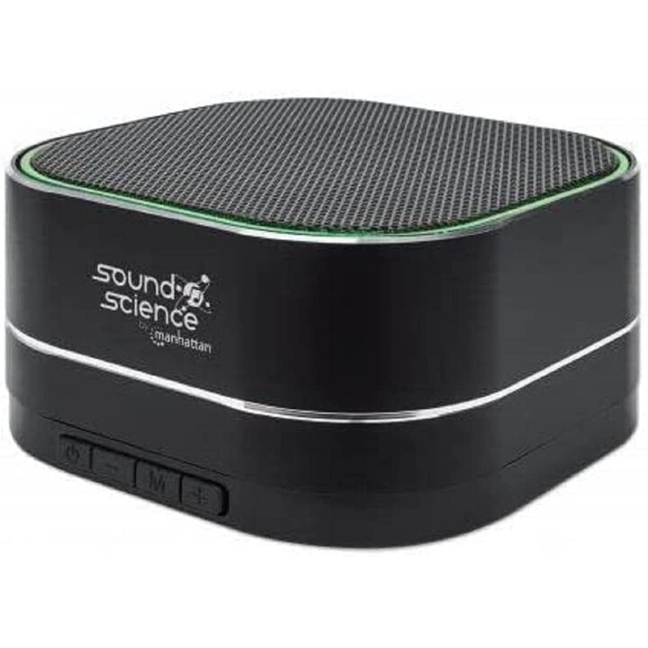 Haut-parleur Bluetooth Metallic Manhattan (microphone, radio FM, sortie sonore décente (3W), 6 heures de jeu)