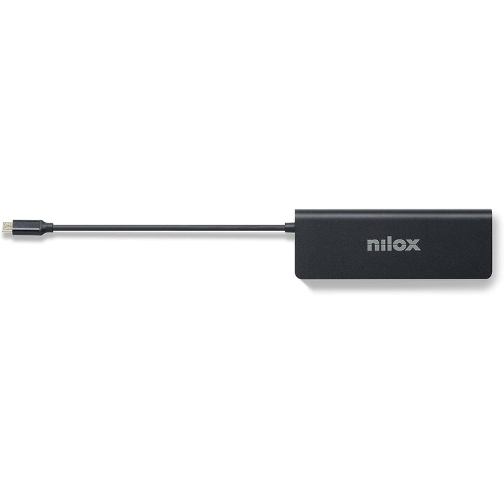 NILOX NXDSUSBC04 Dock USB-C 8 in 1 Nero