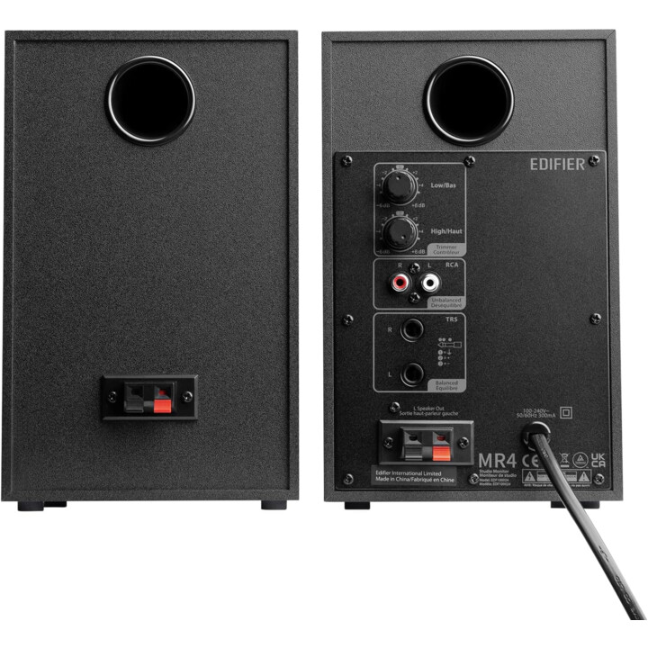 Edifier MR4 altavoces de monitor de estudio activos negros