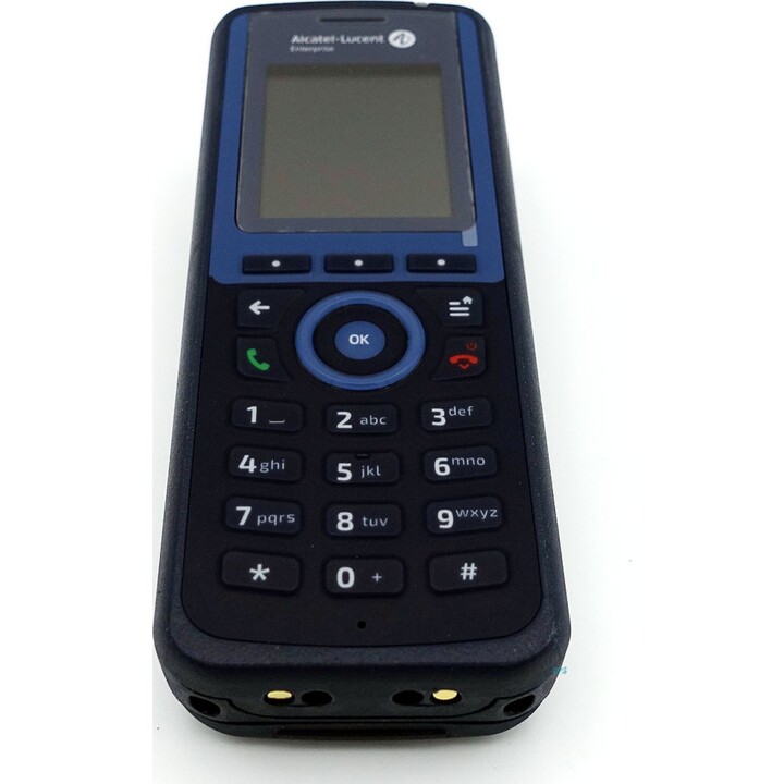 Alcatel 8254, teléfono DECT, con batería y clip de correa, sin cargar cuna y fuente de alimentación