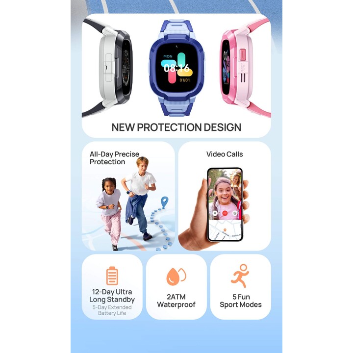 Orologio per bambini Mibro P6 blu