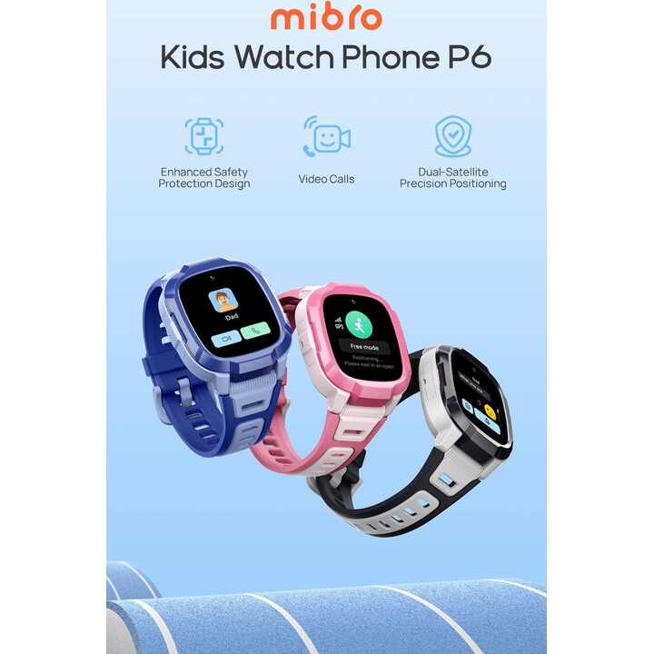 Orologio per bambini Mibro P6 blu