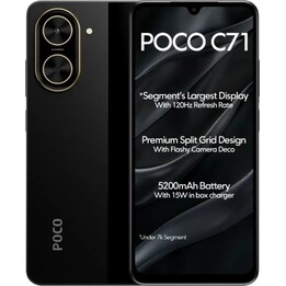 Xiaomi POCO C71 64GB 3GB, Dual SIM, Negro