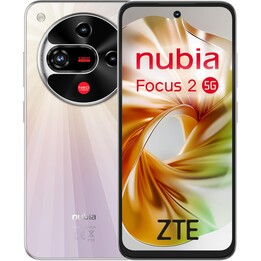 ZTE NUBIA Focus 2 5G, 8/256 GB, 6,7 HD+ 120Hz Display, câmera de 108MP, 5000mAh, 18W de carregamento rápido, rosa