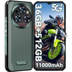 OUKITEL WP35 PRO 5G, 36GB RAM+512GB ROM, 11000 mAh, 6.6 pulgadas FHD+Pantalla, IP68, 64MP+32MP, verde