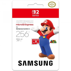 Carte mémoire microSD XC Samsung Express Card 2 256 Go pour Nintendo Switch