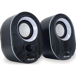 EQUIP Life 2.0 altoparlanti da scrivania 6W RMS nero e bianco