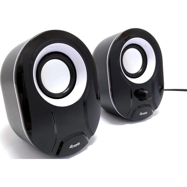 EQUIP Life 2.0 altavoces de sobremesa 6W RMS negro y blanco