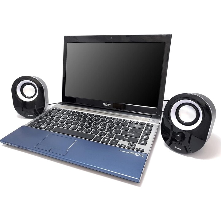 EQUIP Life 2.0 desktop speakers 6W RMS black and white