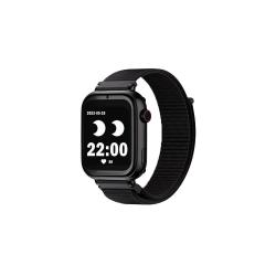 SaveFamily Plus Smartwatch mit Anruf und GPS / 1,85&quot; / 680 mAh / NanoSIM / Stoff / Schwarz/Schwarz Nacht