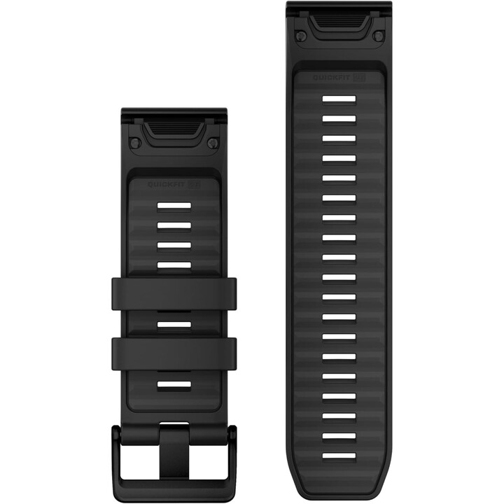 Ersatzarmband Garmin QuickFit 26mm Silikon Schwarz