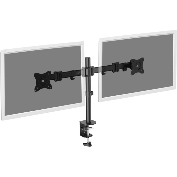Digitus Dual Monitor Stand avec pince d'inclinaison pour 15"/ 27" moniteurs Vesa 100x100 max 16kg