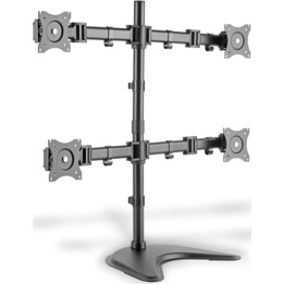 Digitus Universal Quad Monitor Ständer mit Boden-/Klemmhalterung