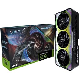 Grafikkarte|PALIT|NVIDIA GeForce RTX 5090|32 GB|GDDR7|512 Bit|PCIE 5.0 16x|Lüfterkühler mit drei Steckplätzen|1xHDMI|3xDisplayPo