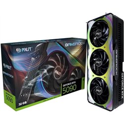 Tarjeta gráfica | PALIT | NVIDIA GeForce RTX 5090 | 32 GB | GDDR7 | 512 bits | PCIE 5.0 16x | Disipador de triple ranura | 1 HDM