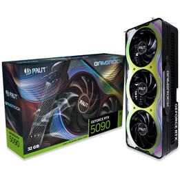 Carte graphique | PALIT | NVIDIA GeForce RTX 5090 | 32 Go | GDDR7 | 512 bits | PCIE 5.0 16x | Ventilateur triple emplacement | 1
