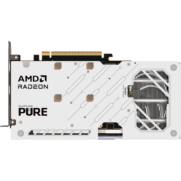 SAPPHIRE PURE AMD Radeon RX 9060 XT GPU 16 GB GDDR6 branco