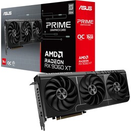 Carte graphique VGA PCIE16 RX9060XT 16 Go/PRIME-RX9060XT-O16G ASUS