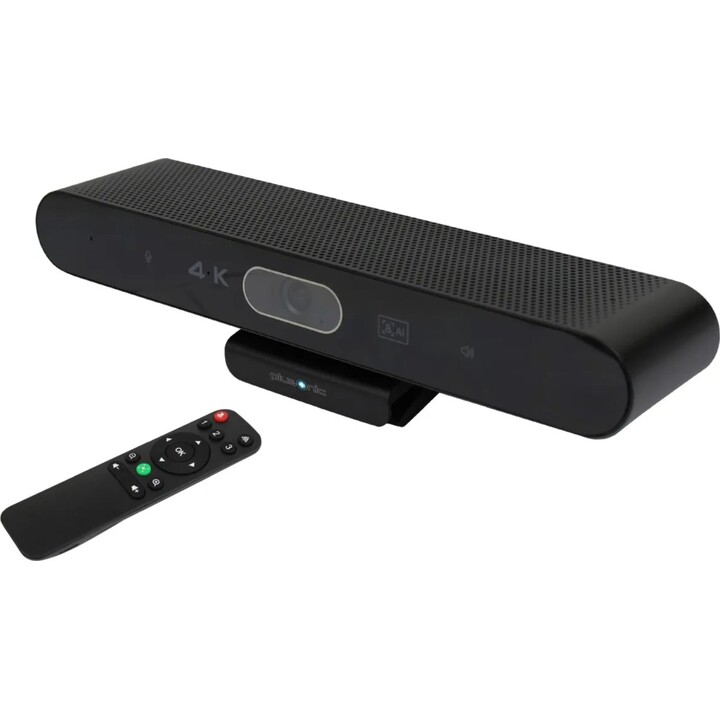 Webcam USB Plusonic 4K AI Video Telecamera per videoconferenza con tracciamento automatico