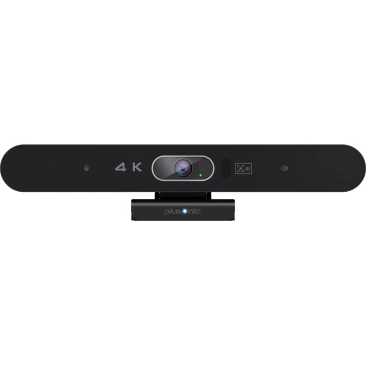 Webcam USB Plusonic 4K AI Video Telecamera per videoconferenza con tracciamento automatico