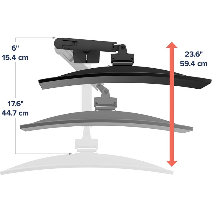 ERGOTRON 45-475-224 HX ARM MONITORARE PESERE, SUPPA MONTORI VESA