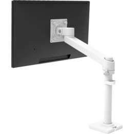 Ergotron 45-669-216 NX bras moniteur unique, support de bureau Vesa, pour les moniteurs jusqu'à 34", blanc
