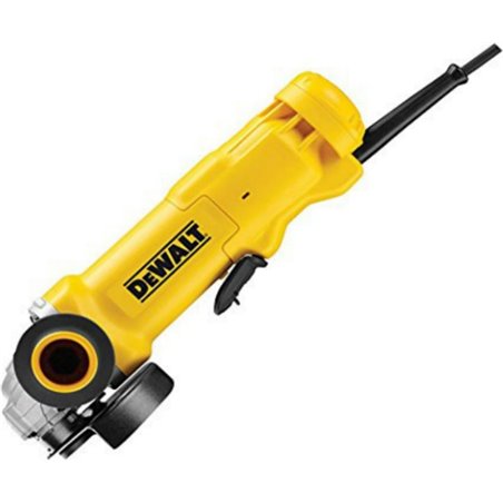 DEWALT DWE4203-QS 125mm 1.010W 11.000 giri/min mini macinino con interruttore morto, 1010 W, 230 V, nero/giallo