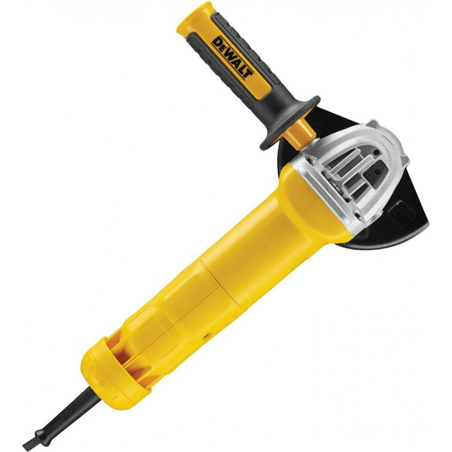 DEWALT DWE4203-QS 125mm 1.010W 11.000 giri/min mini macinino con interruttore morto, 1010 W, 230 V, nero/giallo