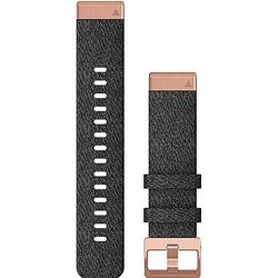 Garmin Ersatzarmband QuickFit 20mm Nylon Noir/Or Rose