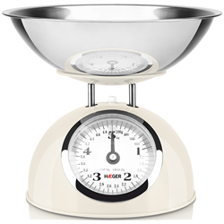 Báscula Mecánica de Cocina HAEGER Pastel Cream – 5kg, 20g