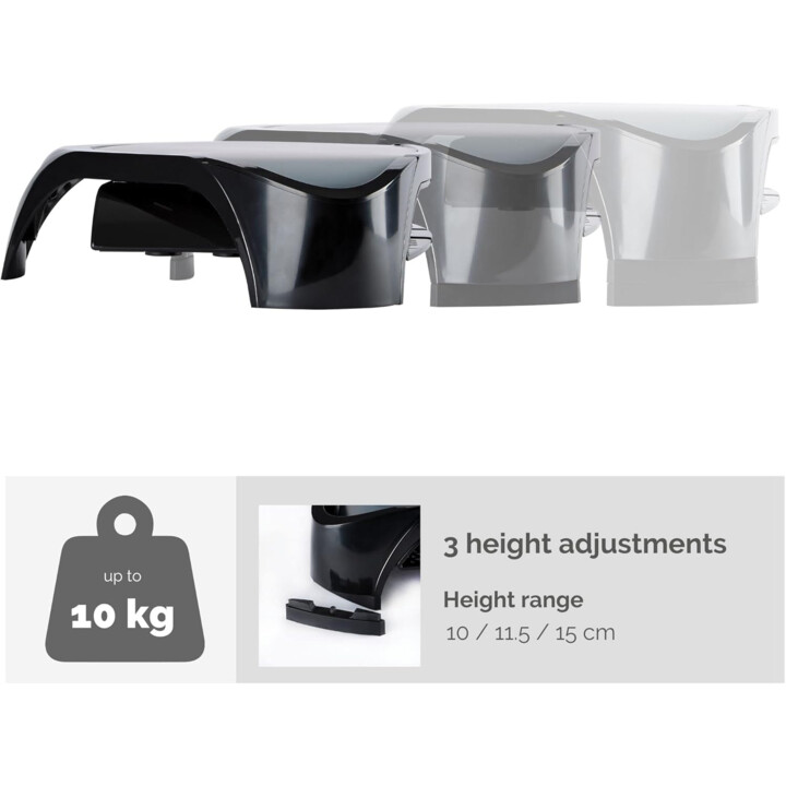Fellowes 8020801 Plus Smart Suites Monitor Stand, schwarz