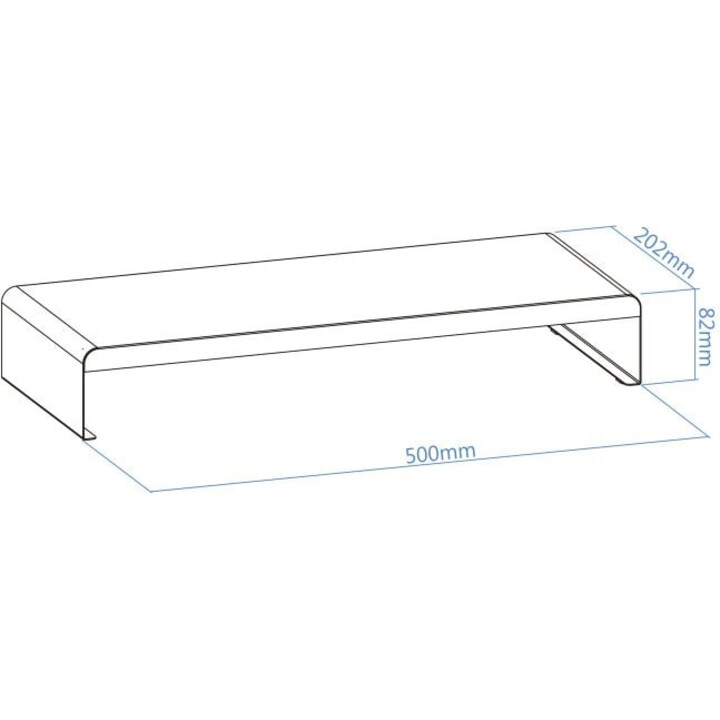 Soporte Elevador TooQ TQMR0121 para Monitor/Portátil Negro