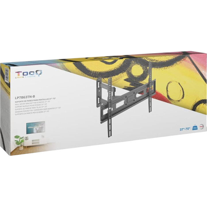Tooq LP7863TN-B MOURT MOURT DE 37 ”- 70” ÉCRANS, NOIR