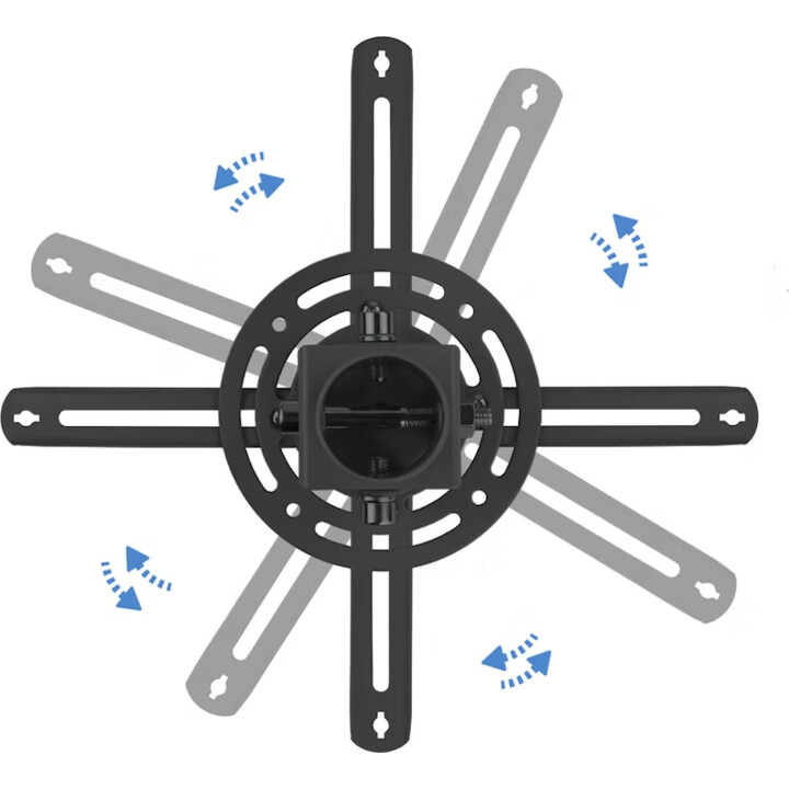Ceiling mount for TOOQ PJ3030TN-B projectors, black