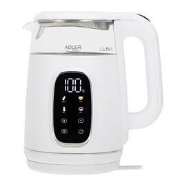 Chaleira elétrica ADLER AD 1305 branca/prateada