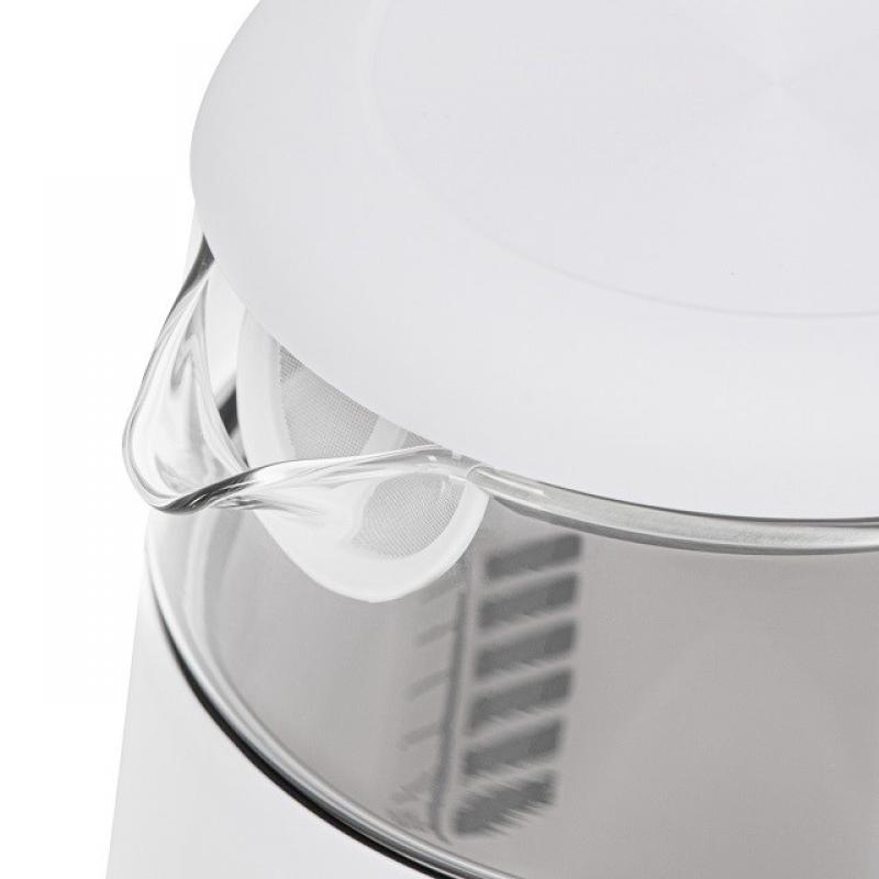 ADLER AD 1305 hervidor eléctrico blanco/plateado
