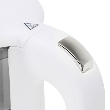 ADLER AD 1305 hervidor eléctrico blanco/plateado