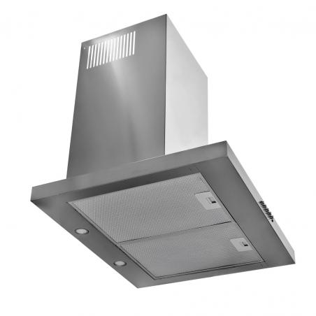 Campana de chimenea Akpo WK-4 Feniks Slim 90 INOX ECO Montaje en pared Acero inoxidable